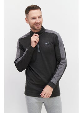 Buy Men Sportswear Fit Golf Sweatshirt, Grey in UAE