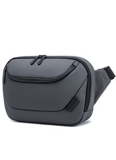 Buy Stylish Crossbody Bag Anti Theft Water Repellent Chest Bag for Men Women on Shopping Travel Office Hiking Y00561 Grey in UAE