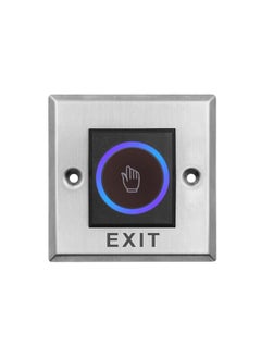 اشتري No Touch Door Release Exit Button Sensor With Led, Contactless Ir Control Switch Stainless Steel Panel Input Dc12V Output No/Com For Access Control Door Gate Automation And Electronic Locks في الامارات