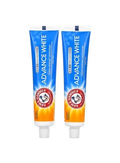 Buy Arm & Hammer, Advance White, Anticavity Fluoride Toothpaste, Clean Mint, Twin Pack, 6 oz (170 g) Each in UAE