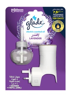 اشتري Electric Lavender Scented Oil Refill With Holder في الامارات