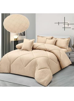 Buy Summer bedspread set consisting of 6 pieces, two-sided, medium filling, Model 22 in Saudi Arabia