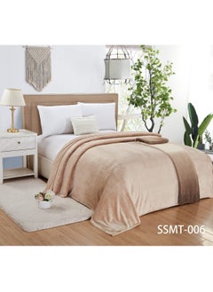 Buy 1 Piece Soft Bed Polyester Blanket single Size 150*200 cm in Saudi Arabia