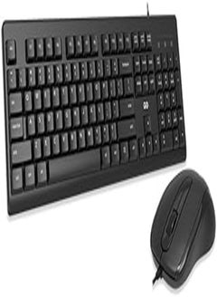 Buy Fantech KM103 USB Wired Keyboard And Mouse Compo Black in Egypt