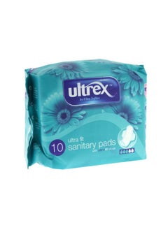 اشتري Ultra Fit Sanitary Pads With Wings, 10 Sanitary Pad في الامارات