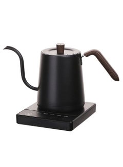 Buy Electric Kettle, 1000W Rapid Heating Electric Boiler with 5 Temperature Control Model,304 Stainless Steel Pour Over Kettle for Coffee and Tea 800ML (Black) in Saudi Arabia