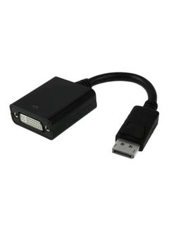 اشتري كابل محول من منفذ DisplayPort إلى DVI 24+1 أسود في الامارات