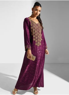 Buy Embellished Embroidered Jalabiya in Saudi Arabia