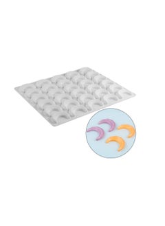 Buy 30 Cavity Moon Modeling Silicone Baking Mold Chocolate Fudge Making Mould DIY Cake Baking Decoration Making Silicone Baking Tray in UAE