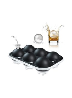 اشتري Round Ice Cube Mold - Black Colour:Black model:18 x 13 cm في الامارات