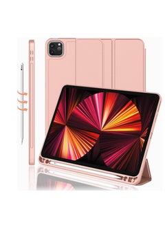 Buy iPad Pro 11 Inch Case 2022(4th Gen)/2021(3rd Gen)/2020(2nd Gen) with Pencil Holder,Smart Case [Support Touch ID and Auto Wake/Sleep] with Auto 2nd Gen Pencil Charging in Egypt