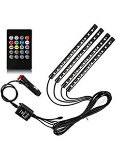 Buy Led Car Pedal With Remote Control 4 Strips Of Various in Egypt