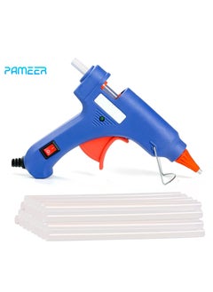 Buy Glue Gun,60W, with 6pcs Hot Glue Sticks. Hot Melt Glue Gun, Removable Anti-hot Cover Glue Gun Kit with Flexible Trigger, for DIY Small Craft Projects, Sealing and Quick Daily Repairs in UAE