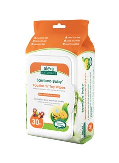 اشتري Bamboo Baby Pacifier 'N' Toy Wipes - 30Ct في الامارات