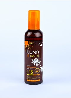 Buy Luna Sun Tan Oil SPF 15 -200 ML in Saudi Arabia