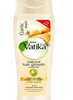 Buy Vatika Naturals Natural Hair Growth Shampoo Garlic 360 ML in Egypt