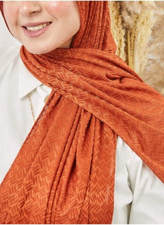 اشتري Kuwaiti Scarf Orange For Women في مصر