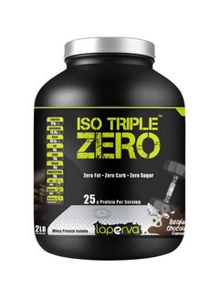 Buy Iso Triple Zero Whey Protein Isolate Belgian Chocolate Flavor 2Lb in UAE