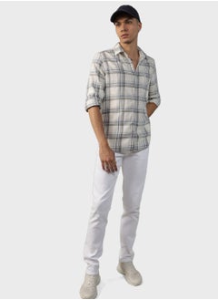 Buy Slim Fit Button Down Shirt in UAE