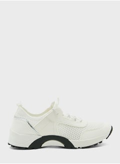 Buy Toggle Lace Metallic Edge Sneaker in UAE