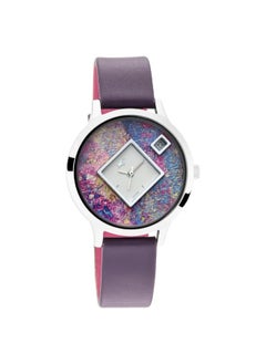 Buy Women's Analog Round Shape Leather Wrist Watch - 6210SL02 - 43.4 Mm in UAE