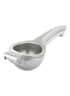 Buy Hand Press Impact Resistant Aluminum Lemon Squeezer Silver 5.9 x 7.4 x 22 cm HB4074CC in Saudi Arabia