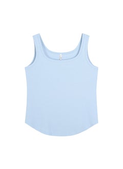 اشتري Plus Size Womens U-Neck Knit Camisole Blue في السعودية