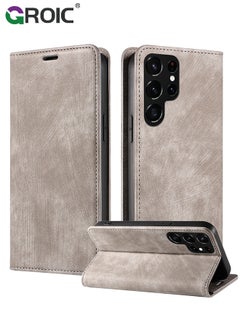 اشتري For Samsung Galaxy S24 Ultra Case,Leather Wallet Case Flip Phone Cover,Kickstand and Credit Card Slot RFID Blocking Magnetic Galaxy S24 Ultra Phone Shell 6.8'' في الامارات