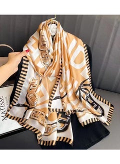 Buy Spring and summer fashion print shawls Women's beach scarves in Saudi Arabia