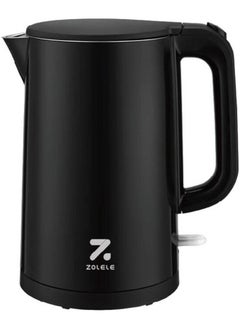 Buy SH1501B 1.5L Electric Kettle 1500W Touch Tone Control Mode Keep Warm Function & Boil Dry Protection Black in UAE