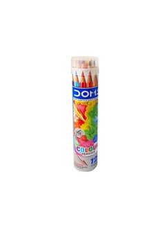 Buy Color Pencil Round Small Tin, Set of 12 Shades with One Free Silver Shade in Saudi Arabia