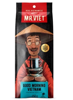 Buy MR. VIET "Good Morning Vietnam", Roasted and Ground Coffee. in UAE