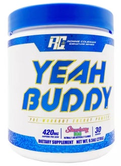 Buy Ronnie Coleman Yeah Buddy,Pre Workout , Energy ,  Strawberry Kiwi, 270 Gm in UAE