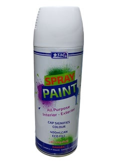 Buy All Purpose Spray Paint White 400ml in Saudi Arabia