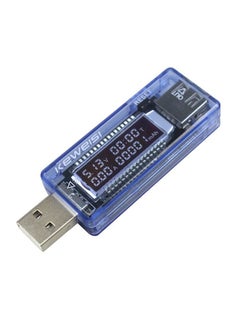 Buy USB Charger Current Voltage Meter Tester, Power Meter Detector, Battery Capacity Tester, for Test Charging Power, Voltage and Current, and Power Bank Capacity, etc. in Saudi Arabia