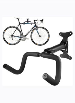 اشتري Bike Wall Mount Bike Storage Rack - Foldable - Length and Angle Adjustable - Horizontal Bicycle Rack for Garage,Indoor,Home,Road Bikes,Mountain Bikes,Hybrid Bikes with Screws في السعودية