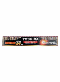 Buy TOSHIBA Heavy Duty AAA 24 Battery Pack in Saudi Arabia