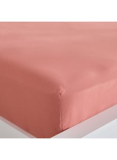 اشتري Derby Solid Microfiber Queen Fitted Sheet 150 X 200 X 25 Cm في الامارات