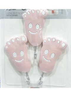 Buy 3pcs Clothes Hook - Pink in Egypt