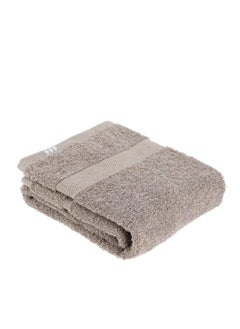 Buy Quick Absorbent High Quality Cotton Hand Towel Taupe 50 x 90 cm 7003165 in Saudi Arabia