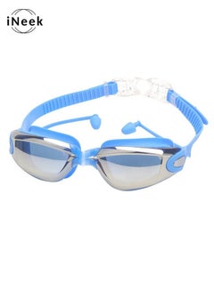 Buy iNeek HD Adult Electroplating Swimming Goggles-Blue in Saudi Arabia