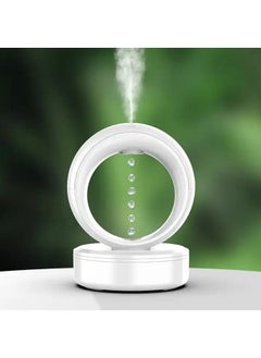 Buy Raindrop Humidifier Essential Oil Diffuser New Technology Anti-Gravity Levitating Water Drops Humidifier with LED Lights for Home Office Bedroom in Saudi Arabia