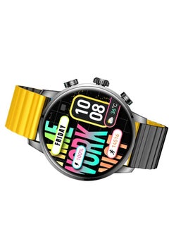 اشتري Smart Calling Watch Kr2 - Black - Double Straps - Black - Black yellow في مصر