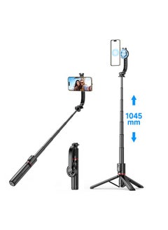 Buy Magnetic Portable Expandable Selfie Stick Tripod Stand with Bluetooth Wireless Remote Control, Suitable for IPhone 15 14 13 12 and Android in UAE