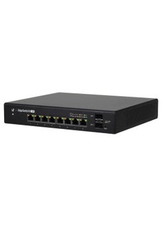 اشتري Ubiquiti Networks EdgeSwitch 8 Port Managed PoE + Gigabit Switch مع SFP، 150 وات، إنتاجية 10 جيجابت في الثانية، أسود | إس-8-150 واط في الامارات