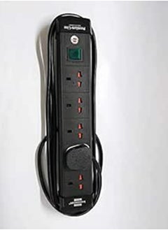 Buy German Extension Socket (5way  Black) in Egypt