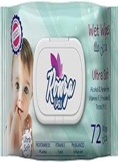 اشتري Ronza Wet Wipes - Ultra Soft 72 pieces في مصر