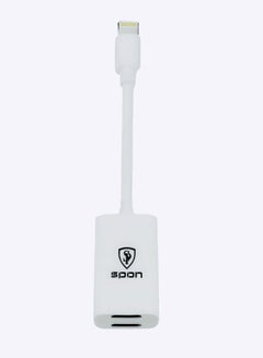 Buy iPhone charger and headphones connector, brand SPOON in Saudi Arabia