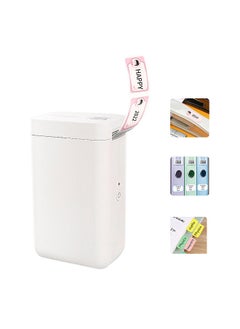 Buy D101 Label Maker Machine Mini Pocket Thermal Label Printer All in One BT Connect Prince Tag DIY Date Journal Study Sticker Labeling Machine 10-25mm Label Width Compatible with iOS Android Microsoft in Saudi Arabia