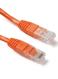 Buy CAT 6 Patch Cord Ethernet Cable 5 Meter Orange in Saudi Arabia